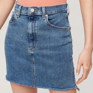 Wilfred Free denim skirt